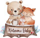 34” Balloon Welcome Baby – Forest Animals