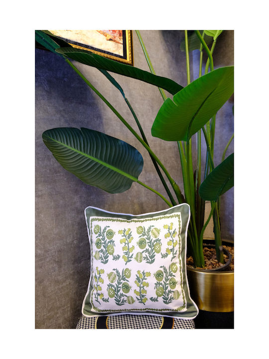 SteweHome Decorative Pillow Case Green 45x45cm