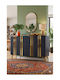Sideboard Holz Grau 120x32x75cm