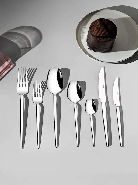 SteweHome Cutlery Set Stainless Steel Gray 84 Pieces