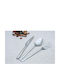 SteweHome Cutlery Set Stainless Steel White 36 Pieces