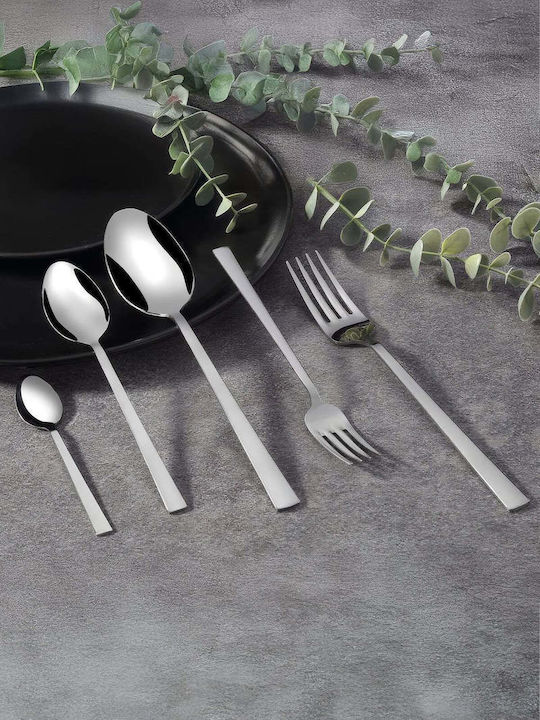 SteweHome Cutlery Set Stainless Steel Silver 30 Pieces