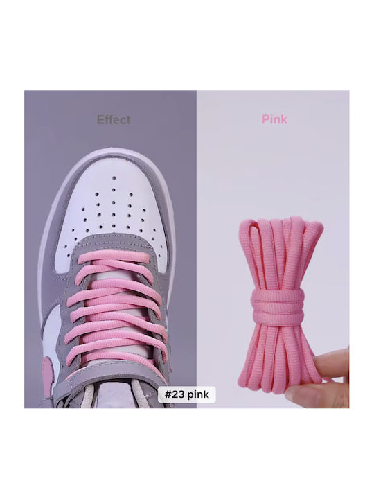 Κορδόνια Αθλητικών Παπουτσιών Oval Pink 120 Cm