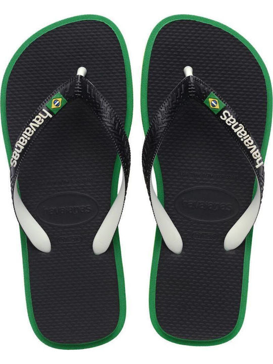 Brasil Men's Flip Flops Black