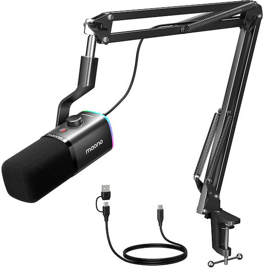 Maono PD100XS Set Dynamic Tabletop Microphone for Vocals