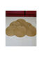 SteweHome Round Brown Wicker Placemats 33cm 6 Pieces