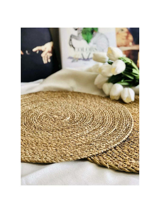 SteweHome Σουπλά Στρογγυλό Ψάθινο Μπεζ 35cm 6τμχ SteweHome Σουπλά Στρογγυλό Ψάθινο Μπεζ 35cm 6τμχ