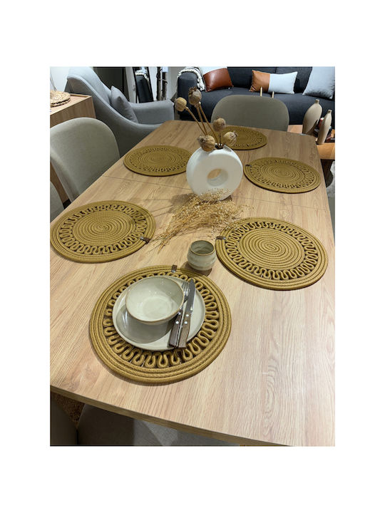 SteweHome Wicker Placemats 33x33cm 6 Pieces