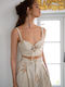 Women's Corset Top with Spaghetti Straps Beige