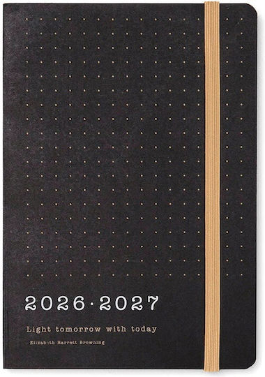 Academic Diary Letts Eco Writers Quotes 2026-2027 Weekly 2 Pages A6 Multilanguage Black 27-031482