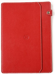 Leather Folder A4 Red Pocket 23x32 15red02 1502-06