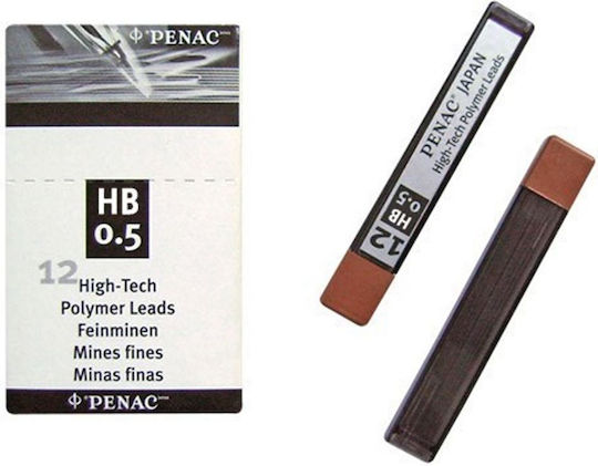 Ανταλλακτικές Μύτες Penac 0.5mm Hb 12pcs