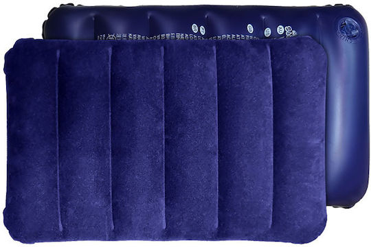 Summertiempo Inflatable Camping Pillow Blue 46x28cm