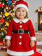 Stewehome Kids Santa Claus Costume Girls 3–5 Years Red _m 55x38 Cm
