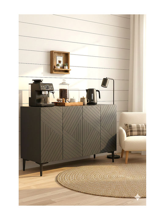 Sideboard Holz Braune 120x32x75cm