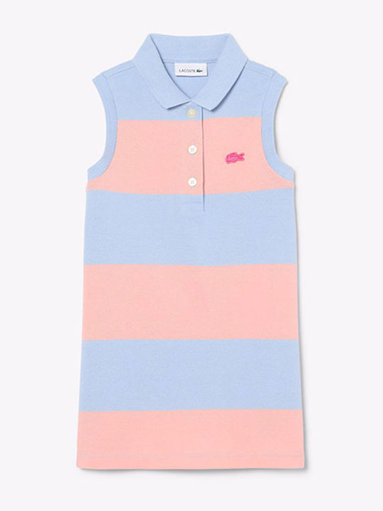 Lacoste Παιδικό Φόρεμα Πολύχρωμο