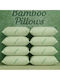 SteweHome Bamboo Bed Pillow Cotton 50x70cm 8 Pieces