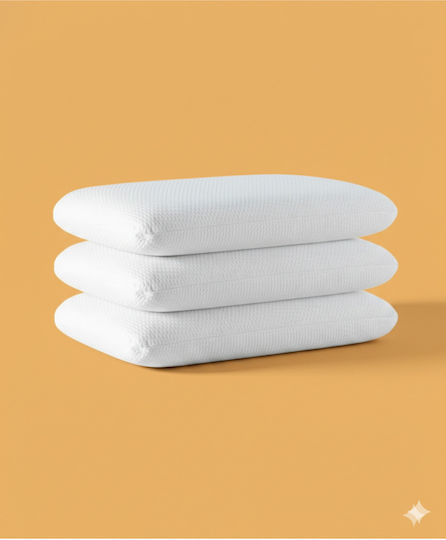SteweHome Bed Pillow Cotton 50x70cm 3 Pieces