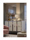Wooden Sideboard White 120x32x75cm
