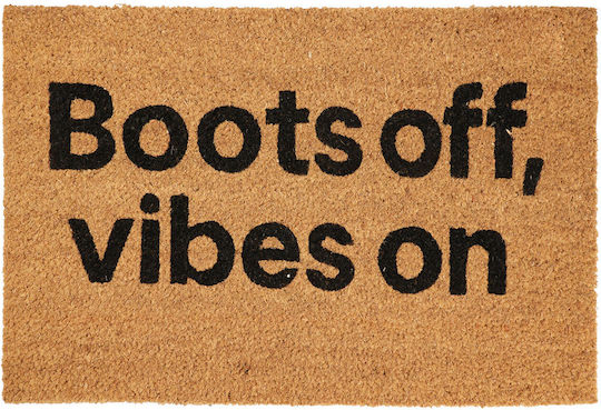 MRShome Πατάκι Εισόδου ''boots Off Vibes On'' 40x60εκ. DF-0006003