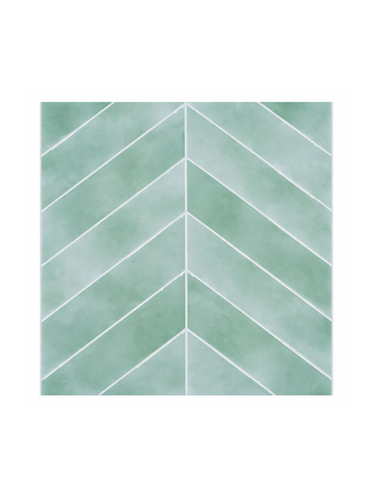 Plastic Tile Stickers Set 2 Pieces A-s Caro Light Green 218532a 30x30 Plastic