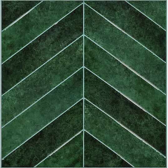 Αυτοκόλλητα Πλακάκια Πλαστικά Σετ 2τμχ A-s Caro Green 218532b 30x30 Πλαστικό