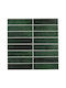 Panouri Decorative 3D De Perete Din Plastic Autoadeziv Verde 25x25cm 2 Bucăți