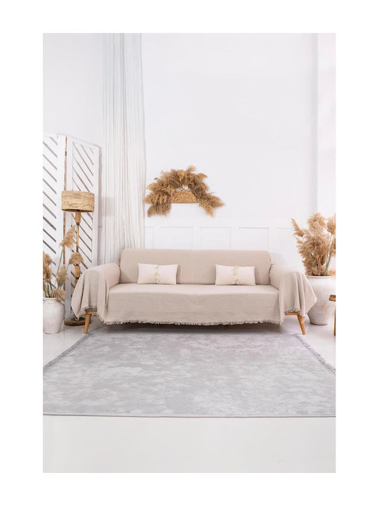 SteweHome Ριχτάρι Τριθέσιου Καναπέ 180x315εκ. 100% Ανακυκλωμένο Βαμβάκι
