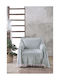 SteweHome Armchair Throw Knitted 160x160cm Natural