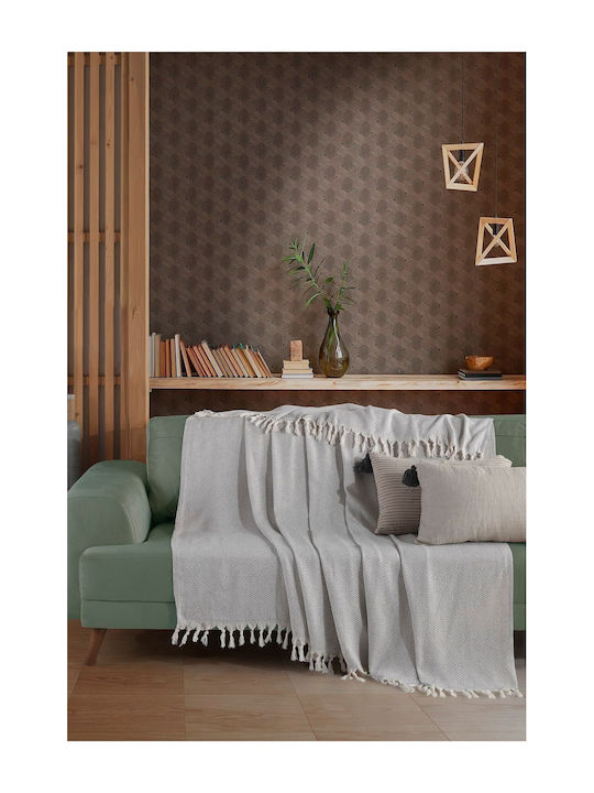 SteweHome Armchair Throw 180x215cm Brown