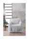 SteweHome Armchair Throw Knitted 160x160cm Natural