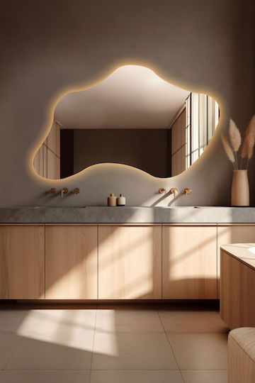 SteweHome STE-009982-V9775-129790 Καθρέπτης Led 70x110cm Λευκός SteweHome STE-009982-V9775-129790 Καθρέπτης Led 70x110cm Λευκός