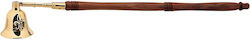 Kandelaber Bronzener Holzgriff
