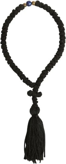Talisman Hängender Stoffkreuz 1 Stück Schwarz