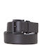 Men's Black Leather Belt