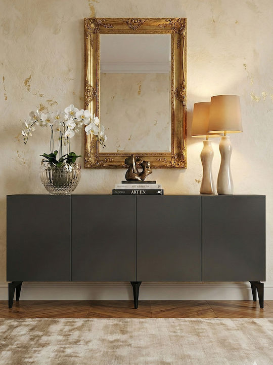 Gray TV Stand L150xD32xH75cm