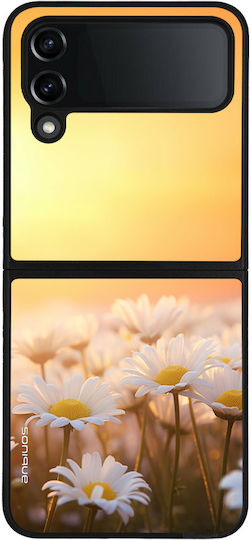 Калъф Sonique Sunset In Eden Series Samsung Galaxy Z Flip 4 Златна Маргаритка