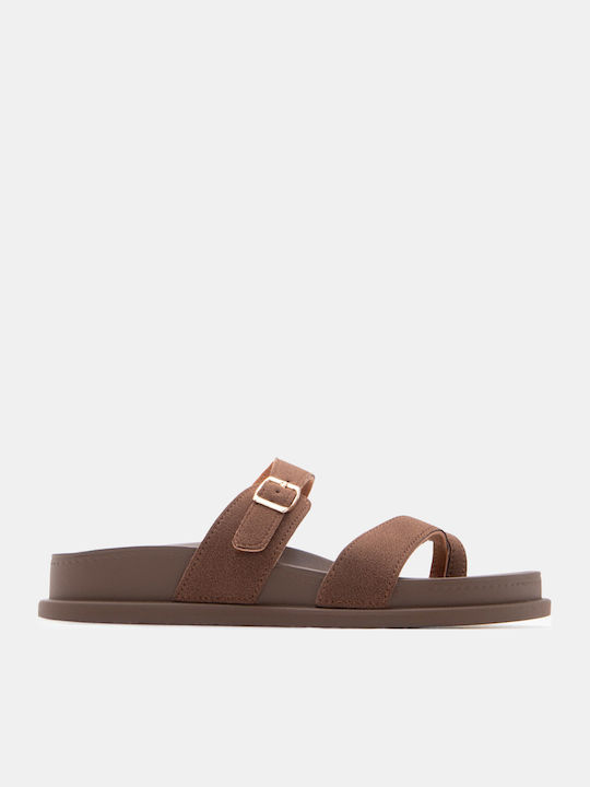 Luigi Sandale Casual Damă Flatforme Maro