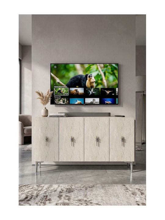 Μπουφές Ξύλινος Καφέ 120x30x75cm