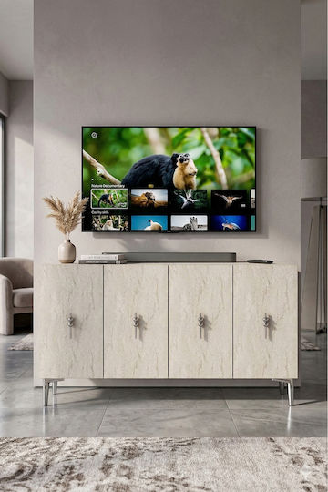 Μπουφές Ξύλινος Καφέ 120x30x75cm