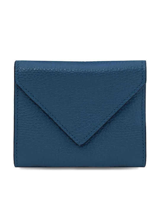 Tuscany Leather Große Leder Damenbrieftasche Blau