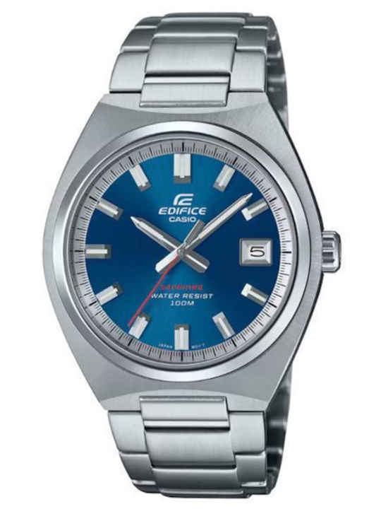 Casio Ανδρικό Ρολόι Μπαταρίας με Ασημί Μεταλλικό Μπρασελέ