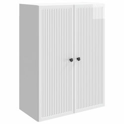 vidaXL Ντουλάπι Μπάνιου 66x34.5x90cm Λευκό 897889