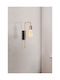 SteweHome Modern Wall Lamp with E27 Socket Gold