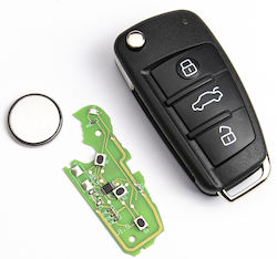 Elektronischer Autoschlüssel Fernbedienung Audi A3 Tt 3 Tasten 8p0837220d