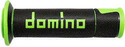 Mânere Motocicletă Domino Grips A450 Pereche Negre Verzi Mânere Motocicletă Domino Grips A450 Pereche Negre Verzi