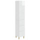 vidaXL Bathroom Column Cabinet Wall Hung M33xD34.5xH90cm White