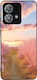 Sonique Back Cover Σιλικόνης Χρυσό (Motorola Ed...
