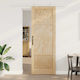 Vidaxl Ușă Glisantă Alb Natural 83 X 232 Cm Lem...