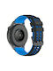 Кайш Силиконов Rugged Grid OnePlus Watch 2R 47mm/OnePlus Watch 2 47mm Черно Син